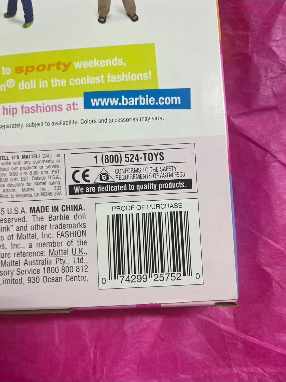 1999 Barbie Ken Fashion Avenue Summer Vacation outfit NRFB Super Rare Complete